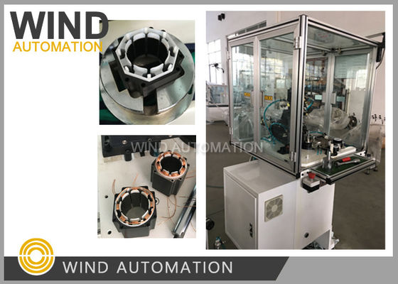 China Achtpolige BLDC stappenmotor stator wikkelmachine met twee naalden leverancier