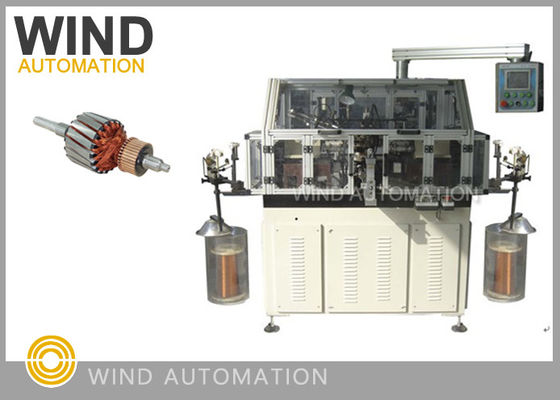 China Dual Flyer Armature Winding Machine / Lap Winding Machine voor 4pools Rotor leverancier