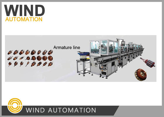 China CE Armature Winding Machine Dc Commutator Motor Volledig automatische productielijn leverancier