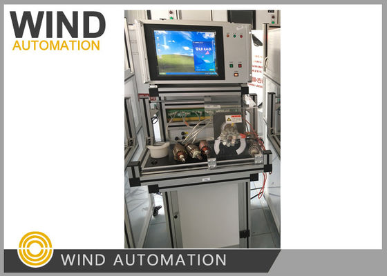 China Doppelstation AC-motor Winding Machine Rotor Analyzer Commutator Bars Onder 96 leverancier