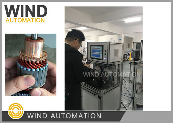 China Hoe te beoordelen starter armature met testapparatuur commutator OD onder 60 mm Starte WIND-ATS-02 leverancier
