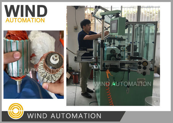 China Automatische wikkelmachine met dubbele vlieger met gelijkstroomarmatuur leverancier