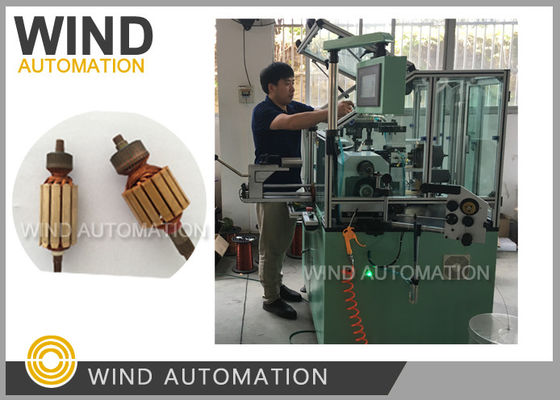 China Verwisselingsarmature Dual Flyer Winding Machine / Automatic Coil Winding Machine leverancier