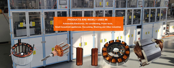 Straight Lamination Stator Needle Winding Machine voor BLDC-motor leverancier