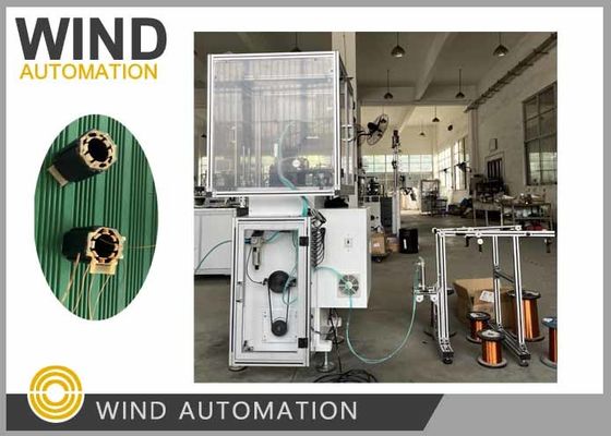 Achtpolige BLDC stappenmotor stator wikkelmachine met twee naalden leverancier
