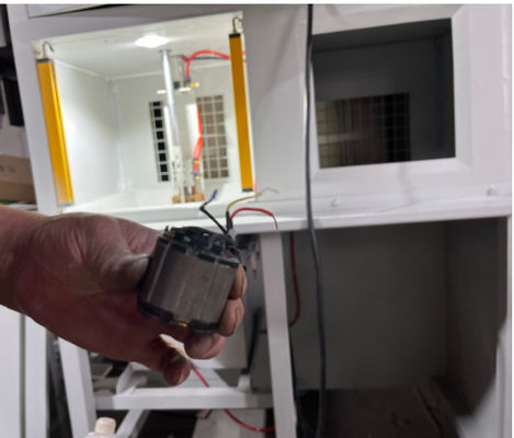 Meatgrinder-poedercoatingmachine voor het wikkelen van motorstatorspoel leverancier