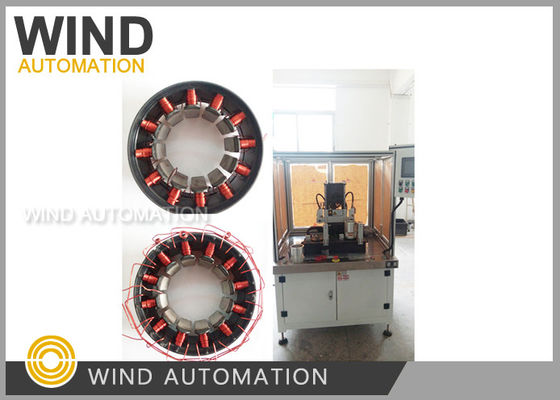 Inslot Outrunner Stator Winding Machine Vier-assige Servo Naald Winder 7kw Awg18 / Awg38 leverancier