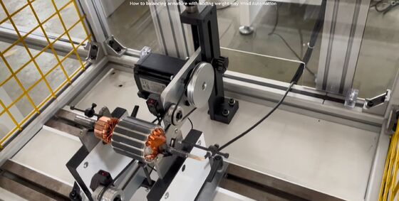 Automatic Dynamic Armature Rotor Adding Weight Compound  Balancing Machine
