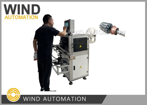 DC motor scheef armature papier in te voeren machine slot cel isolatie 0,5 tot 0,8 seconde per slot