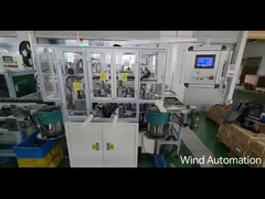 Versterkingsassemblagelijn voor schachtplaat en commutator door servopersmachine in één machine