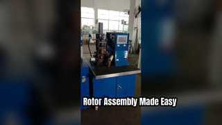 Hydraulische persmachine voor rotormontage